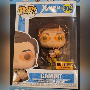 Tony Daniels signed Gambit Xmen Funko Pop #904 with Pick a card mon ami!